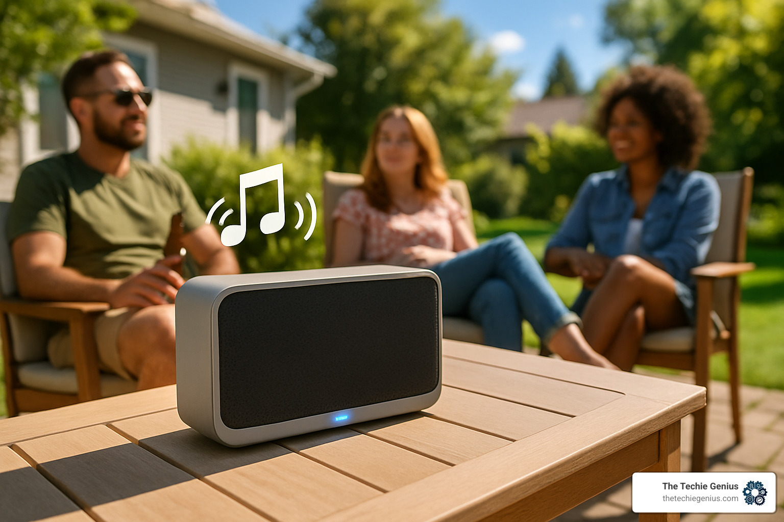 Bluetooth speaker for backyard